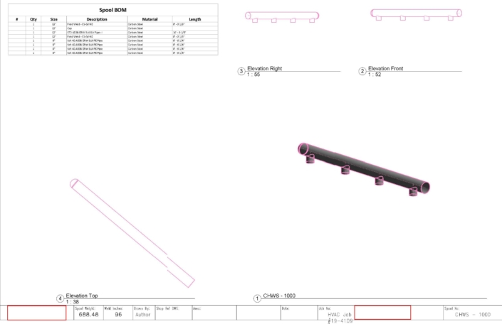 Spool Sample | BIM Solutions